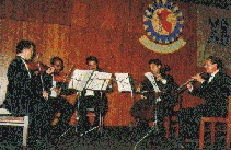 Cuarteto de cuerdas con oboe solista